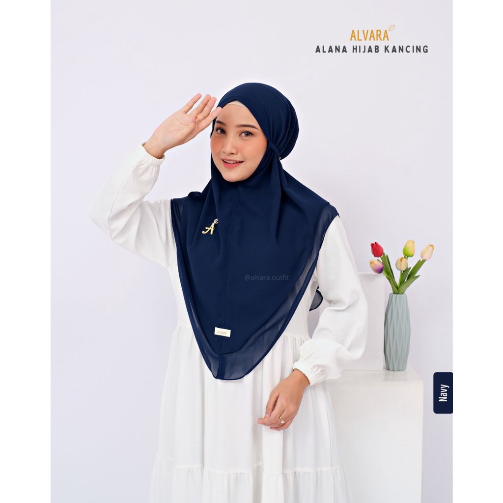 Alana Hijab Kancing Dewasa