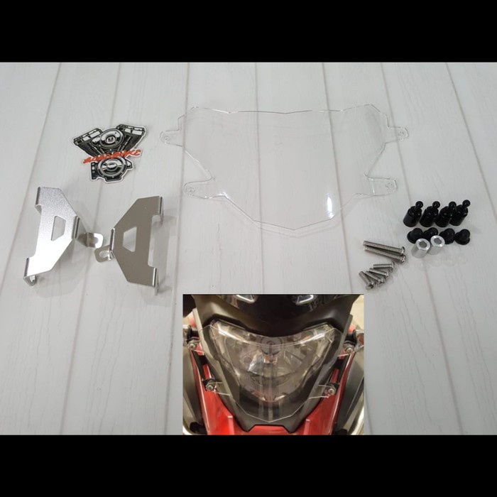 Headlight Protector Lens Bmw Gs 310 Pelindung Headlamp Bmw 310 Gs New