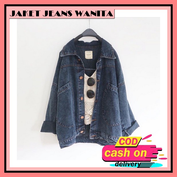 Bb Cardinal Girl Ce Jaket Jeans Cewek Pakaian Wanita Sweater Jaket Ladys Outerwear 100%  Sisilia Ove