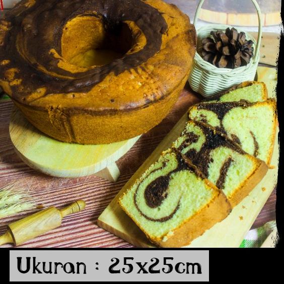 

✵ Bolu Marmer 25x25cm / Marmer Cake PREMIUM / Kue Lebaran Arisan & Natal ✹