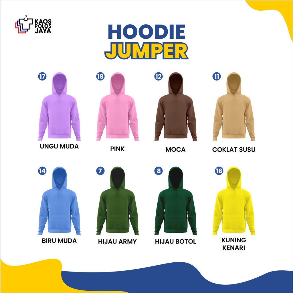 JAKET HOODIE JUMPER COTTON FLEECE / JAKET HOODIE JUMPER MURAH KATALOG B