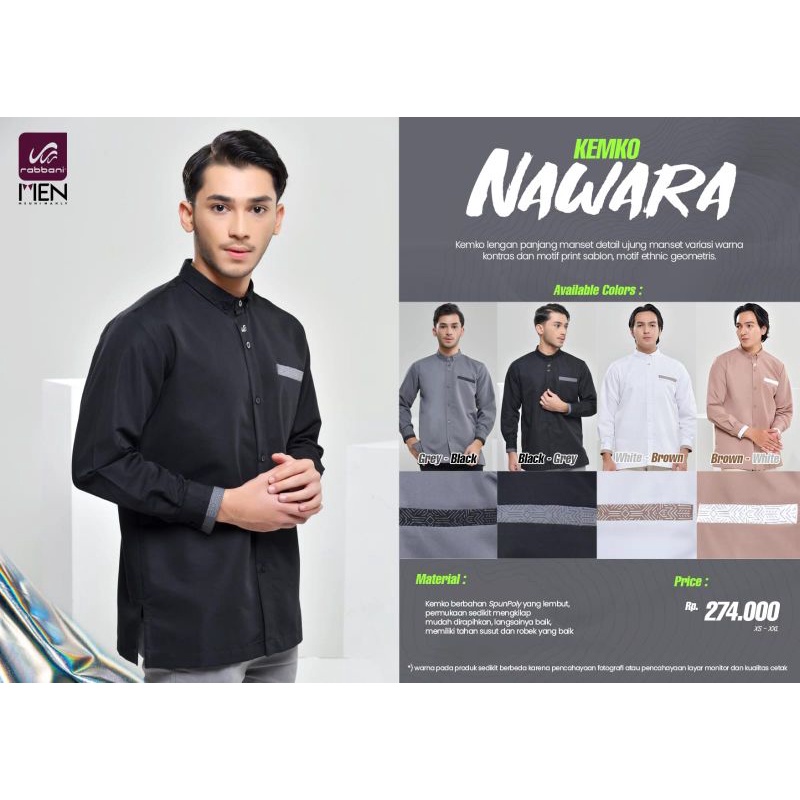 RABBANI - kemko terlaris - kemko rabbani hitam - baju koko lengan panjang hitam - baju koko rabbani