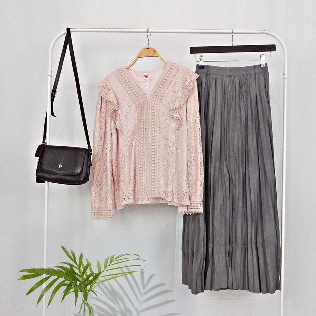 Atasan Baju Brokat Import - Atma Blouse