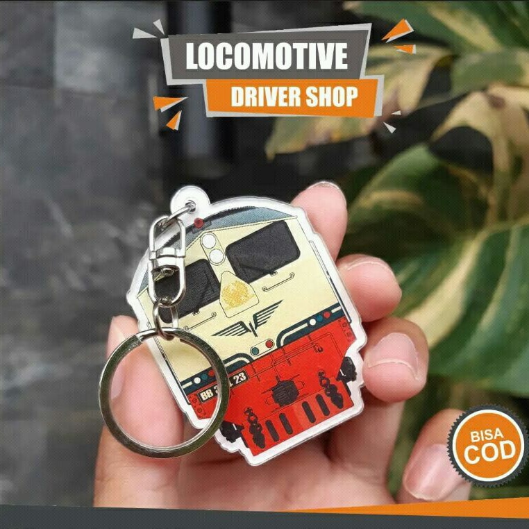 Gantungan Kunci Kereta Lokomotif BB 304 v2