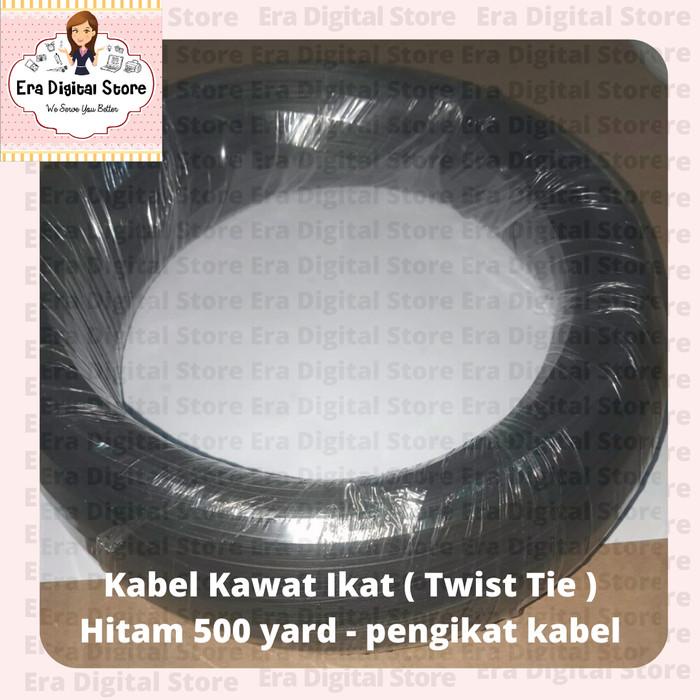 

Kabel Kawat Ikat ( Twist Tie ) 500 Yard Hitam Pengikat Kabel