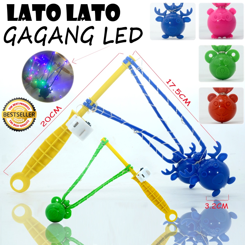 MAINAN LATO LATO GAGANG LAMPU LED MAINAN VIRAL