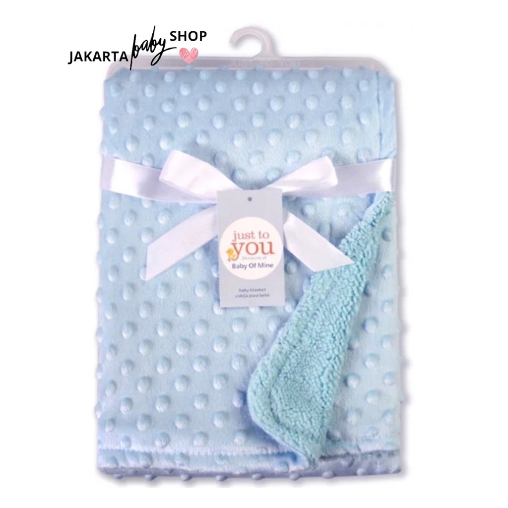 SELIMUT BAYI FLEECE MINKY DOT / POLKADOT / BUBLE CARTERLOVE 381300