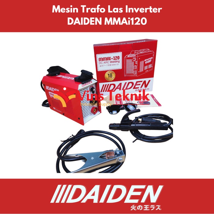 Terlaris Daiden Mmai120 Mesin Las Listrik Inverter Mmai 120