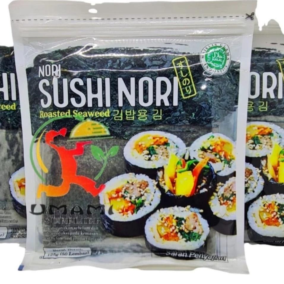 

➼ Java Sushi Nori 50 Lembar - Rumput Laut Kering 50 Lembar Halal ℮
