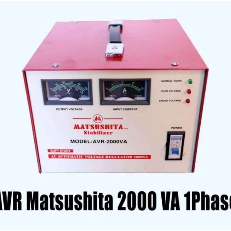 MATSUSHITA STABILIZER AVR 2000 VA AC AUTOMATIC VOLTAGE REGULATOR