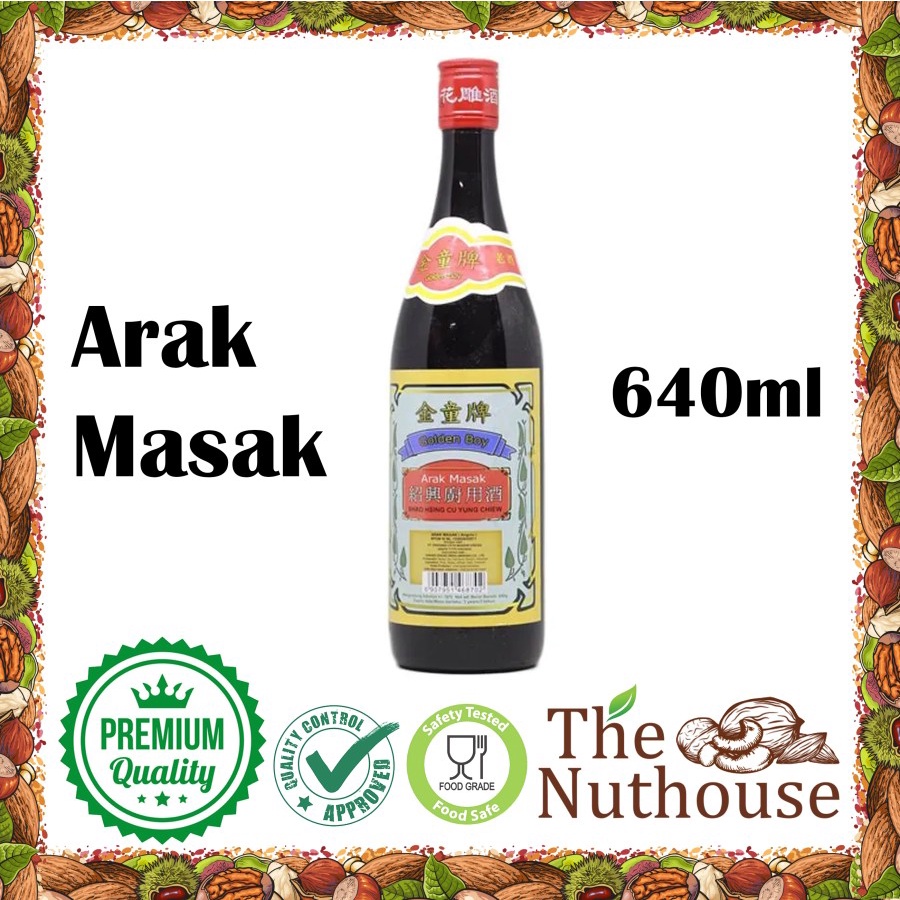 Golden Boy Cooking Wine / Arak Masak / Shao Hsing Cu Yung Chiew 640ml