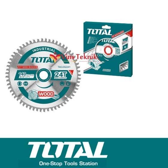 ♂ mata gergaji circular saw 5 inch 140mm TCT saw blade 24T TOTAL TAC ✹