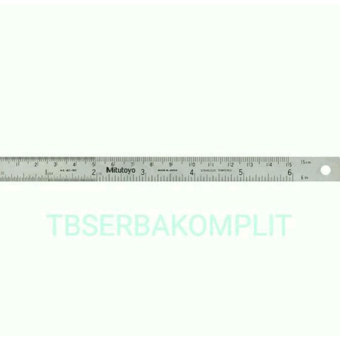 

Penggaris Mitutoyo 15Cm 182-302 Stainless Steel Semi Flexible Ruler