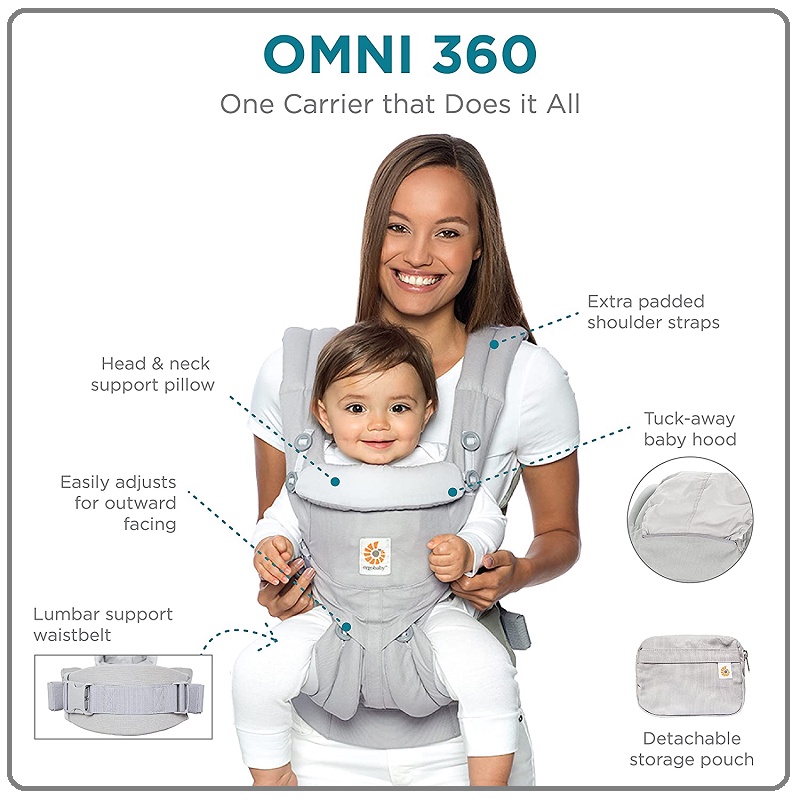 ErgoBaby Omni 360 Baby Carrier | Gendongan Bayi