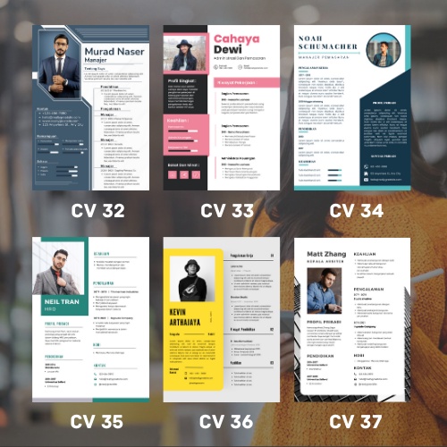 Pembuatan CV | Desain CV / Design CV dan Lamaran Kerja - FREE REVISI