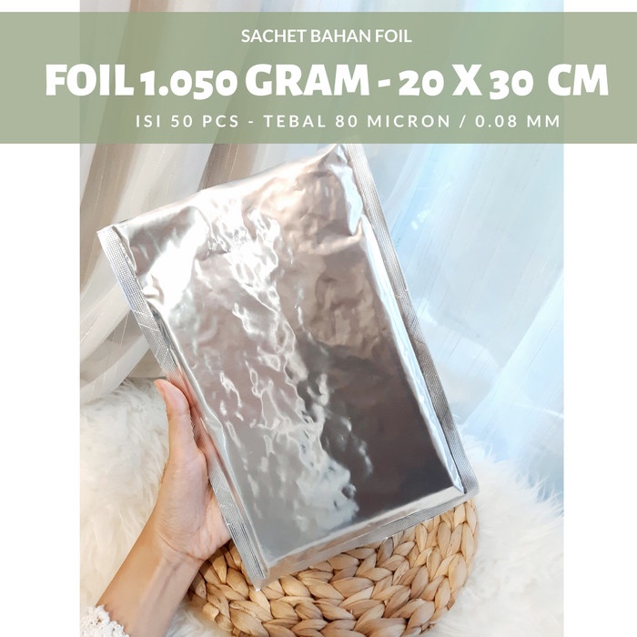 :::::::] FOIL - Sachet Plastique Aluminium UK. 20X30 Sachet Aluminium 1.250 gr