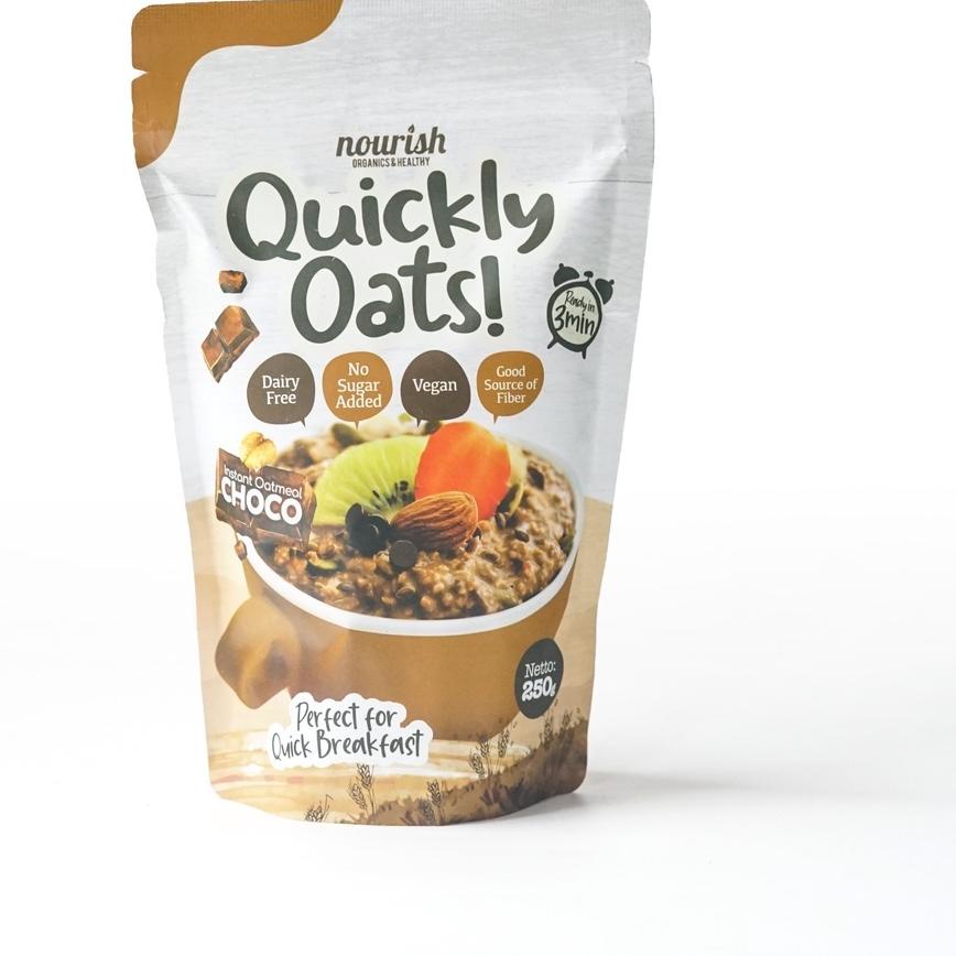 

❄ Quickly Oats! Instant Oatmeal Choco Buy 1 Get 1 Free (250gr x 2pc) ➽