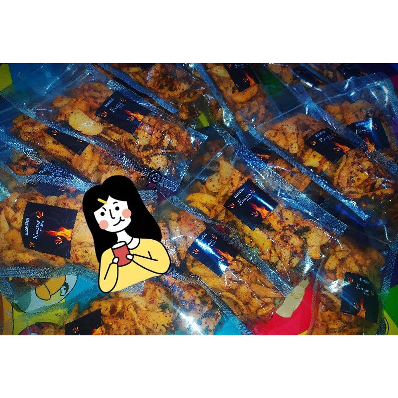 

Basreng pedas daun jeruk