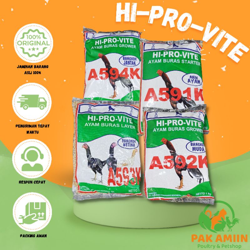 Pakan Ayam Hi Pro Vite 591 592 593 594