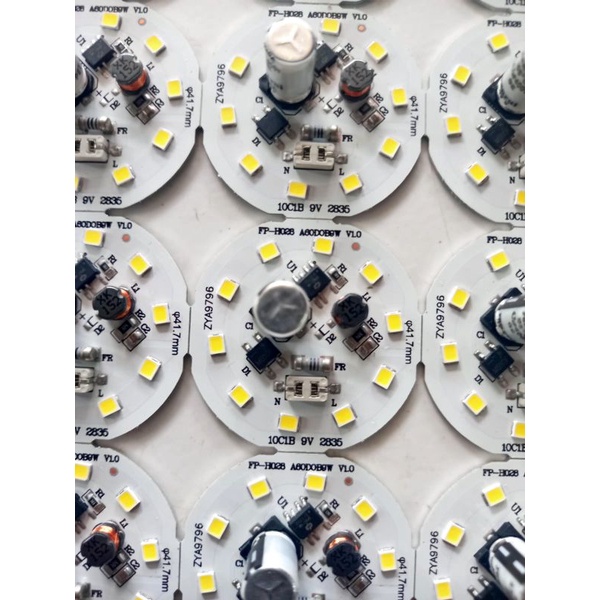 mesin lampu pcb led led AC 9 watt