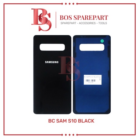 TUTUP BELAKANG SAMSUNG S10 BLACK / BACK DOOR / BACK COVER