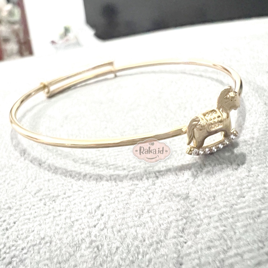 Gelang Anak Perempuan Gelang Bangle Anak Motif Horse Kuda 1262