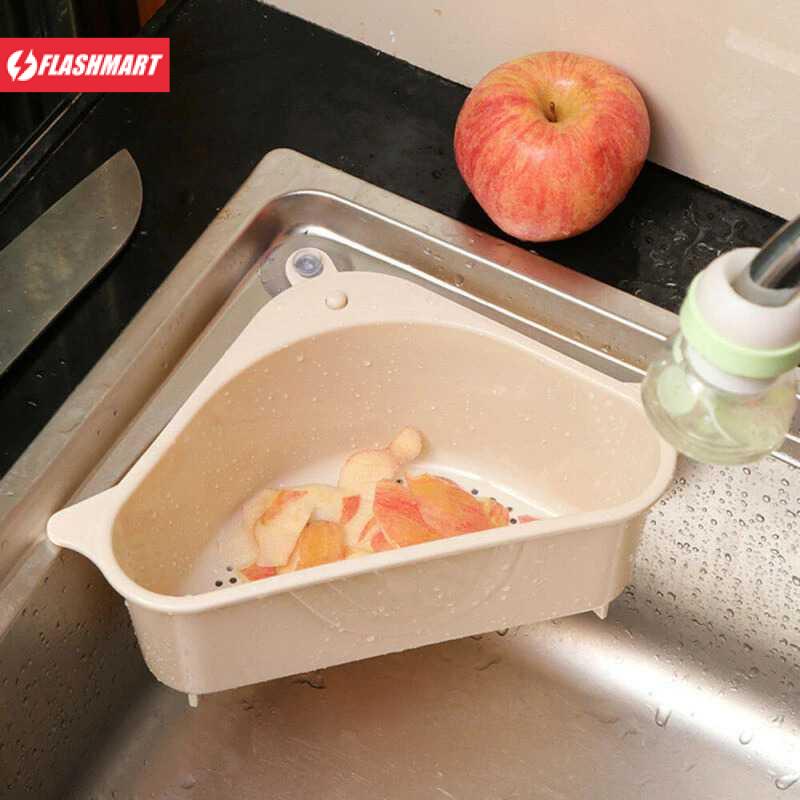 Flashmart Rak Saring Serba Guna Tempat Cuci Piring Sink Drain Shelf - WH930