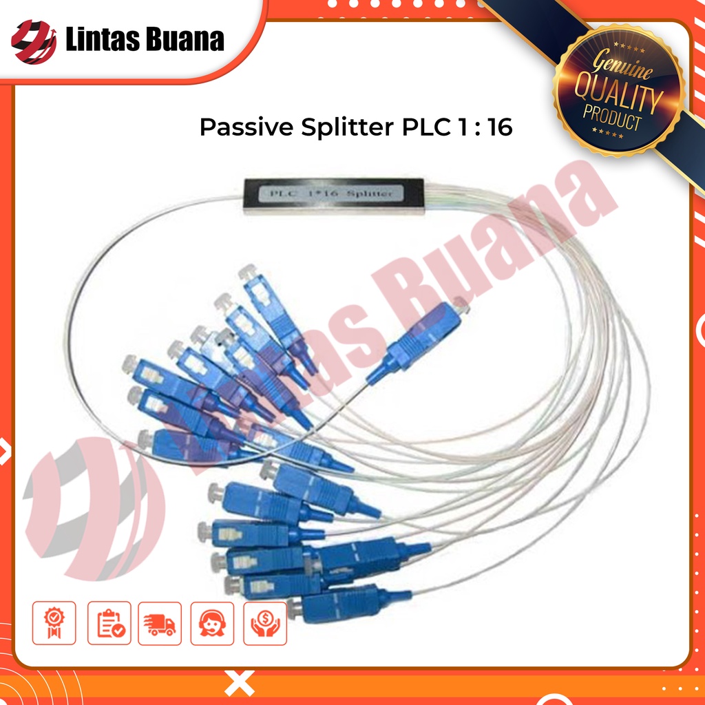 Passive Splitter PLC 1-16 SC UPC Fiber Optik / PLC Splitter 1:16 SC UPC
