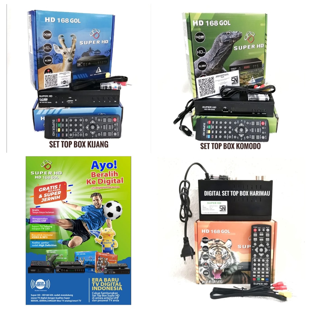 SET TOP BOX ANTENA UHF DIGITAL - DIGITAL SET TOP BOX ANTENA UHF