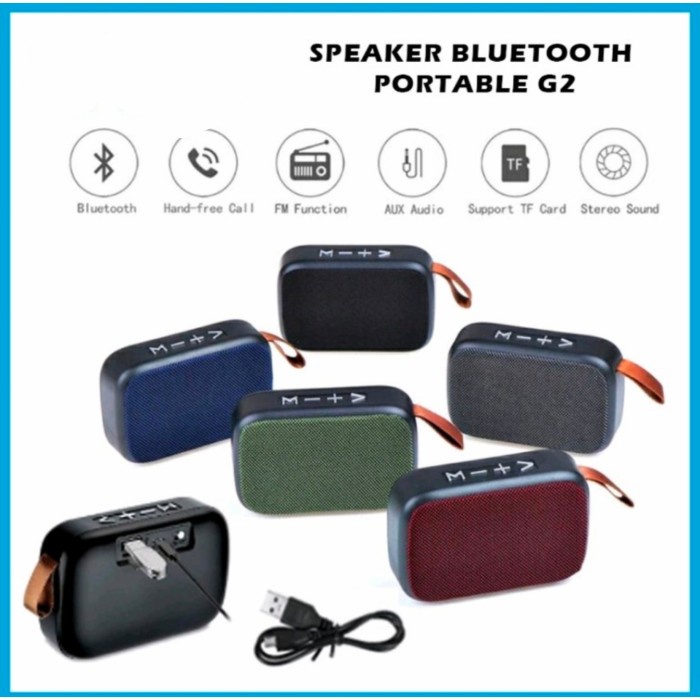 Speaker G2 Bluetooth Portable Mini Wireless