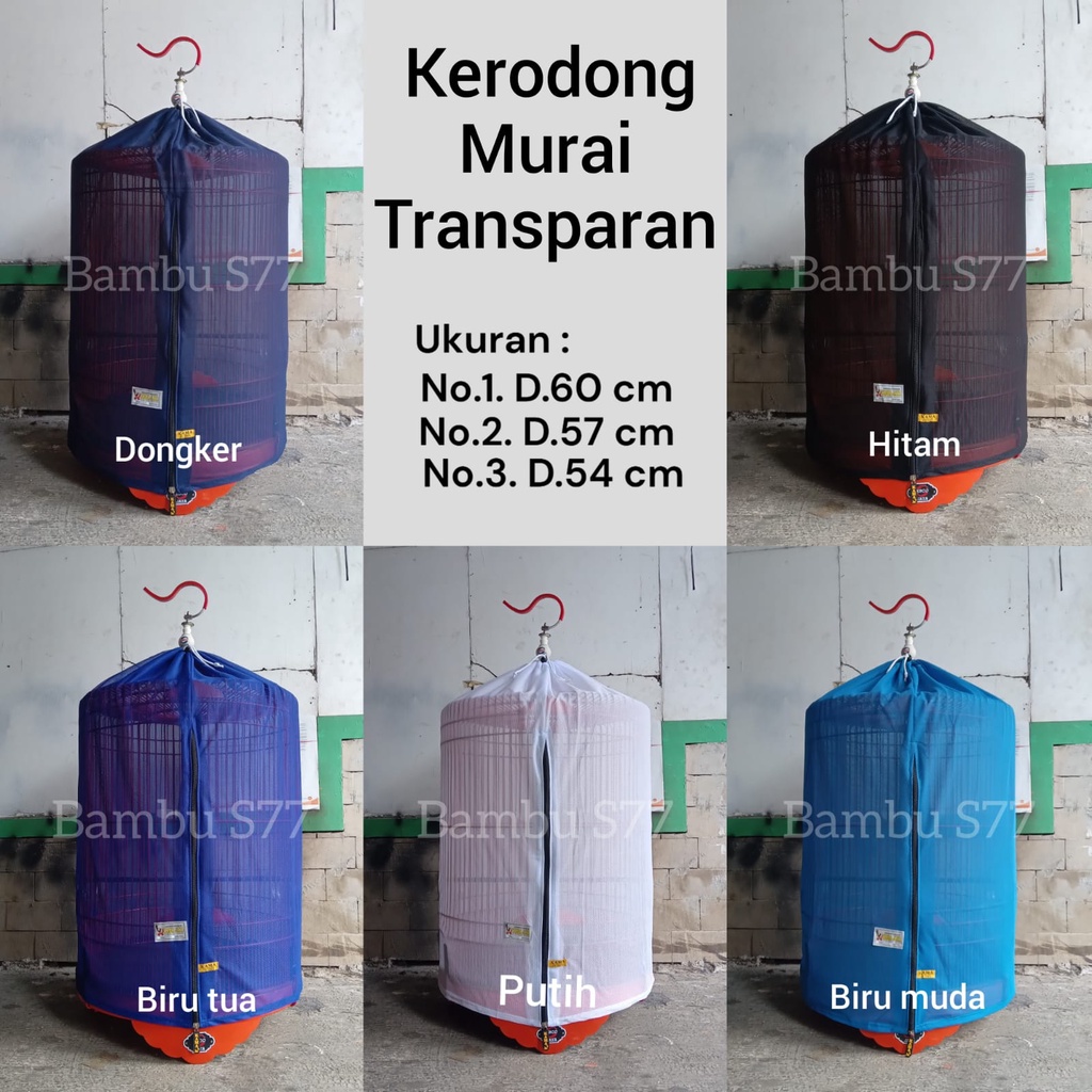 KERODONG SANGKAR MURAI TRANSPARAN KELAMBU MURAH BERKWALITAS