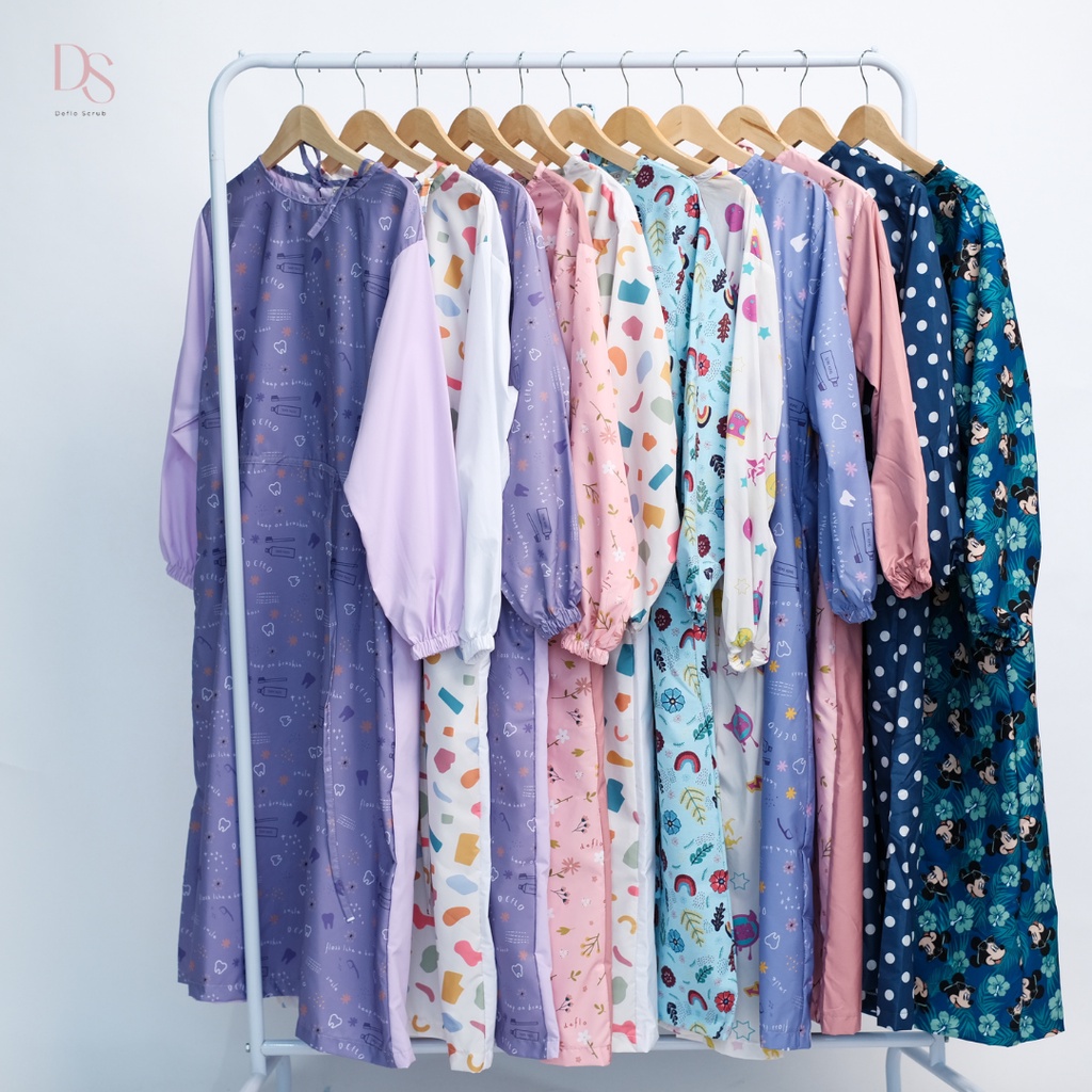 READY - APD SURGICAL GOWN Motif Lucu / Gown Medis , Baju Jaga