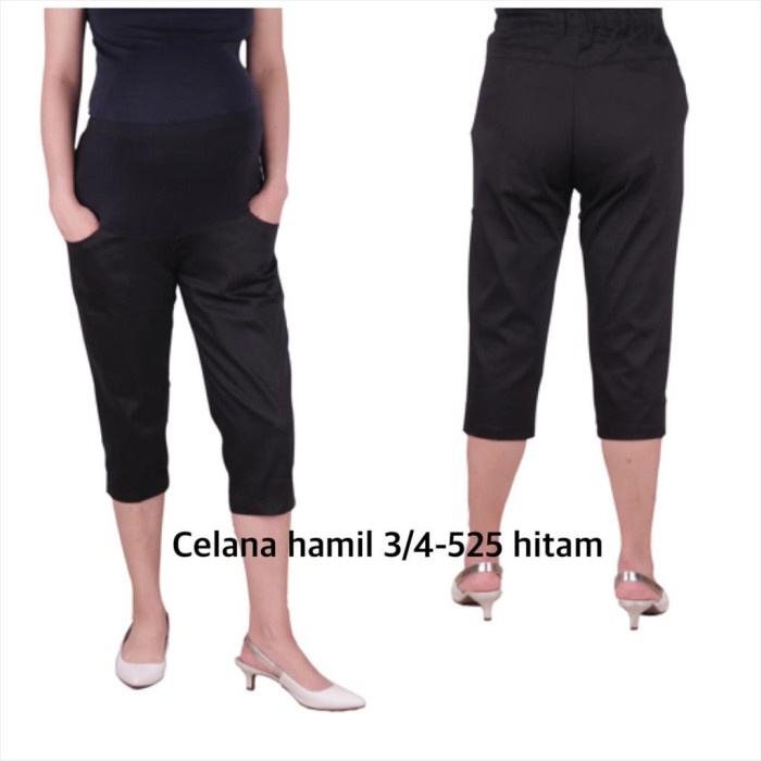Celana Hamil Baju Hamil 525 Baju Hamil Hitam Allsize D3U1 BISA COD Elegan Formal twill Pants Fashion