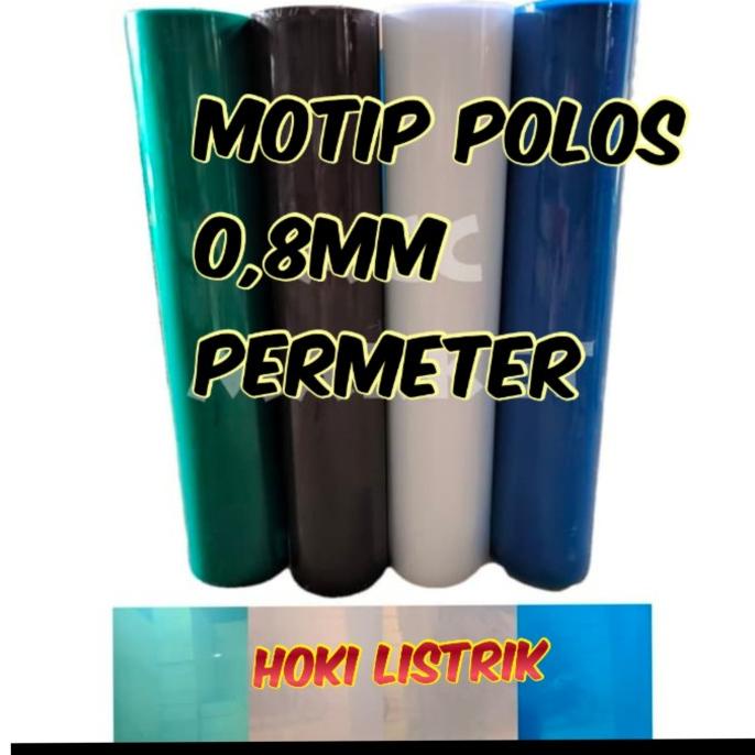 fiber penutup pagar polos / plastik pagar / fiber 0,8mm tinggi 1meter