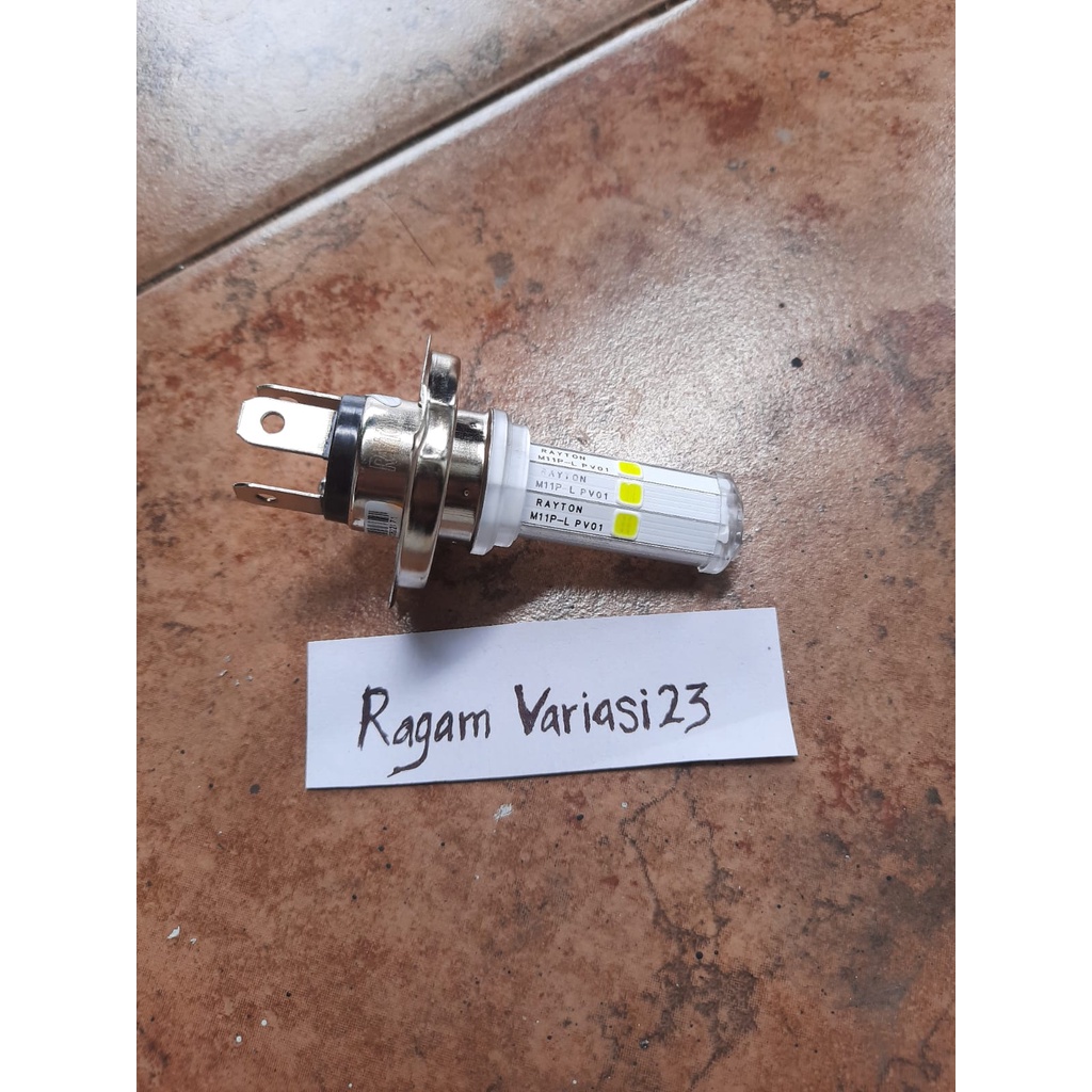 Lampu Utam Led RTD H4 2 Sisi 6 Led Lampu New Vixion Bohlamp Led RTD Vixion