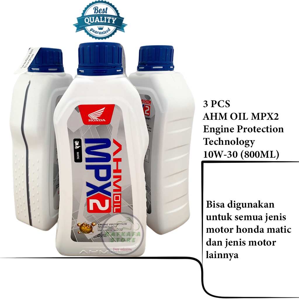 PAKET HEMAT-OLI AHM MPX 2 &amp; OLI AHM SPX 2 OLI MATIC 800 ML (3PCS)