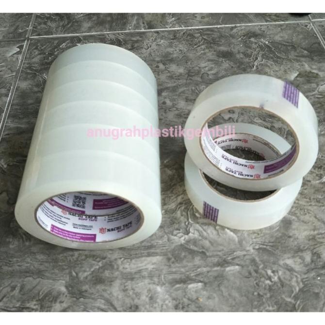 

Isolasi Nachi / Lakban bening 24mm isi 6 pcs (24mm x 72 yard) PER SLOP SALE