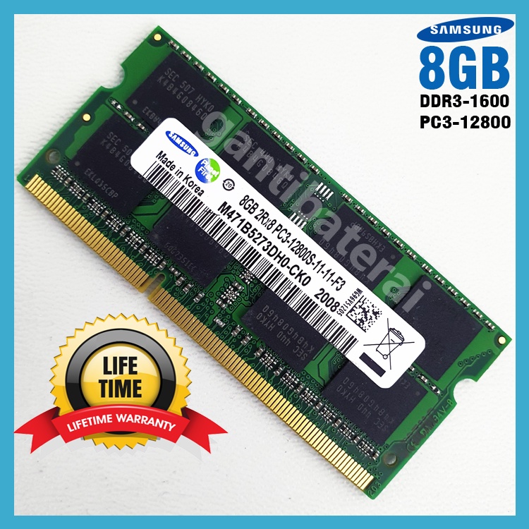 Sodimm laptop ram ddr3 8gb PC3-12800 1600