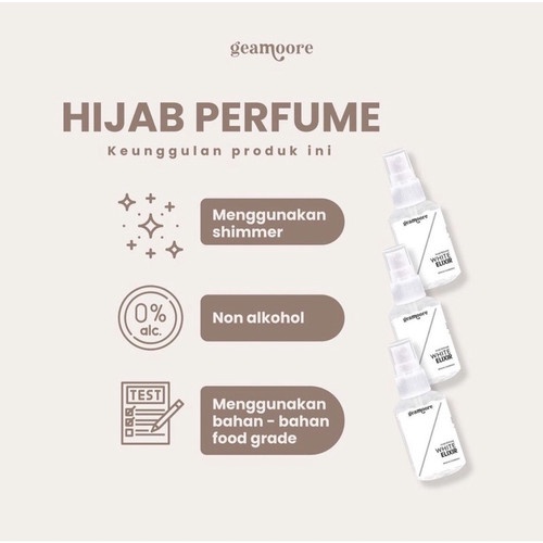 ❤ RATU ❤ Geamoore Hijab Parfum With Shimmer Spray 50ml | Parfume | Perfume BPOM✔️