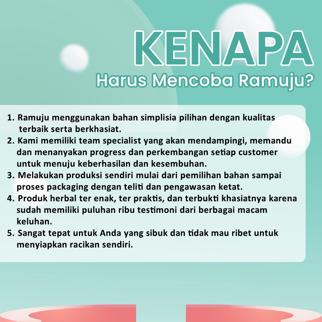 Ramuju Rakista Rempah Seduh Kesehatan Wanita Rakista Ramuju| Obat Kista Wanita | Herbal Kista dan Miom