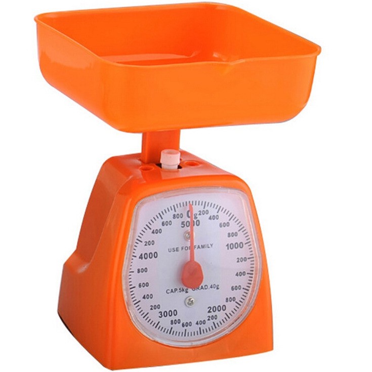 Timbangan Kue Serbaguna Manual / kapasitas 5 KG DAPUR Sayur Roti Kitchen Scale Analog 5kg Random