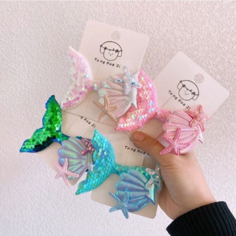 Hair Clip Mermaid | Jepitan Anak perempuan Dewasa Segala usia