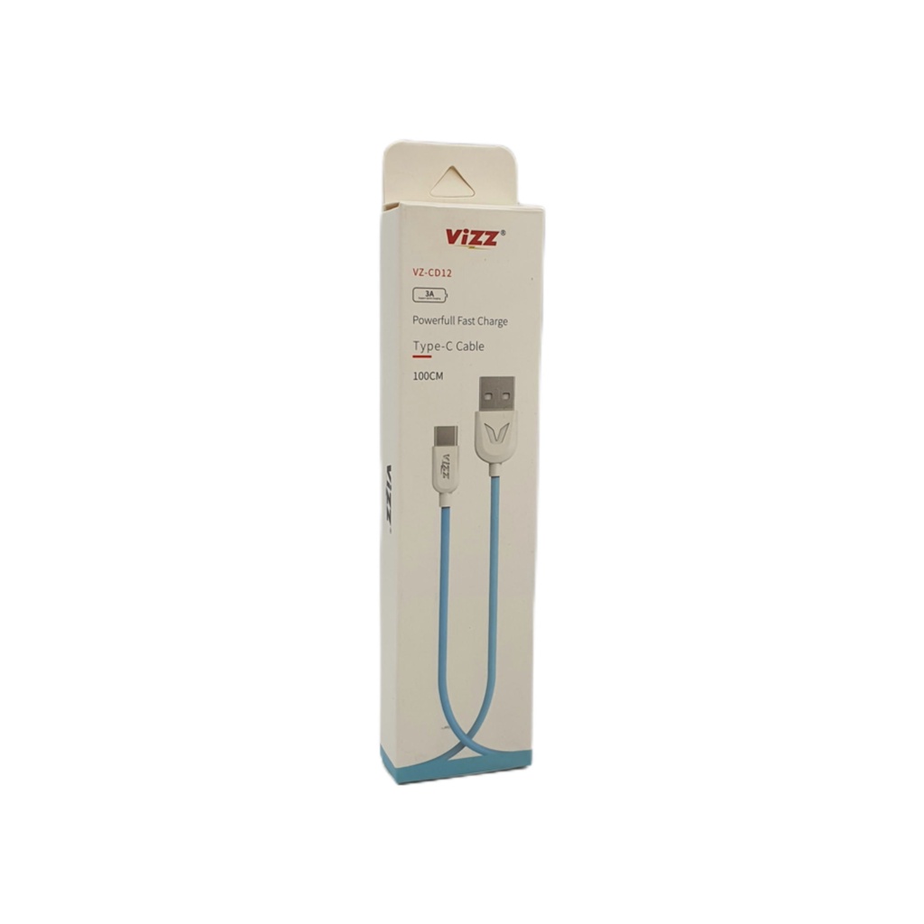 Kabel data Type C 3A Fast Charging Vizz VZ-CD12 1 pcs