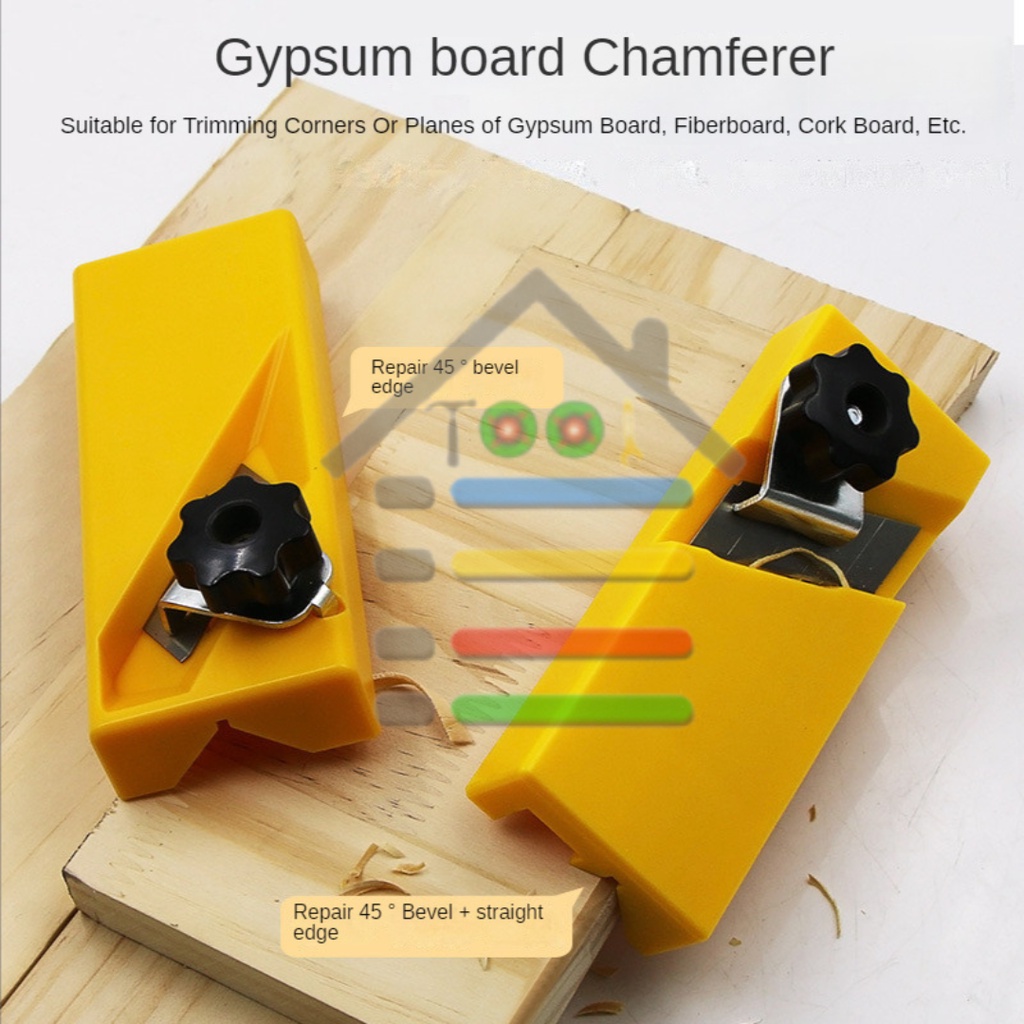 WOOD PLAMMER SERUTAN TEPIAN KAYU PAPAN GYPSUM DRYWALL EDGE TRIMMER