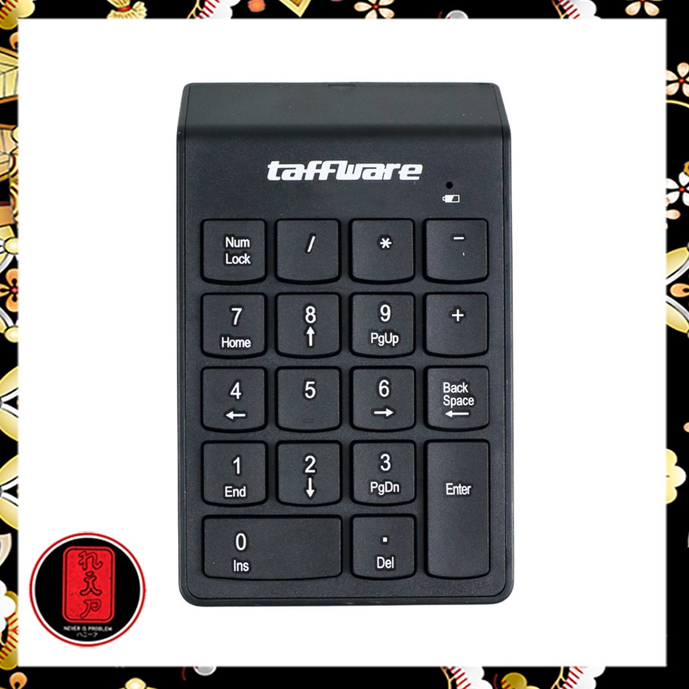 Taffware Keypad Numeric Wireless 2.4 GHz 10 Meter - i120 - Black