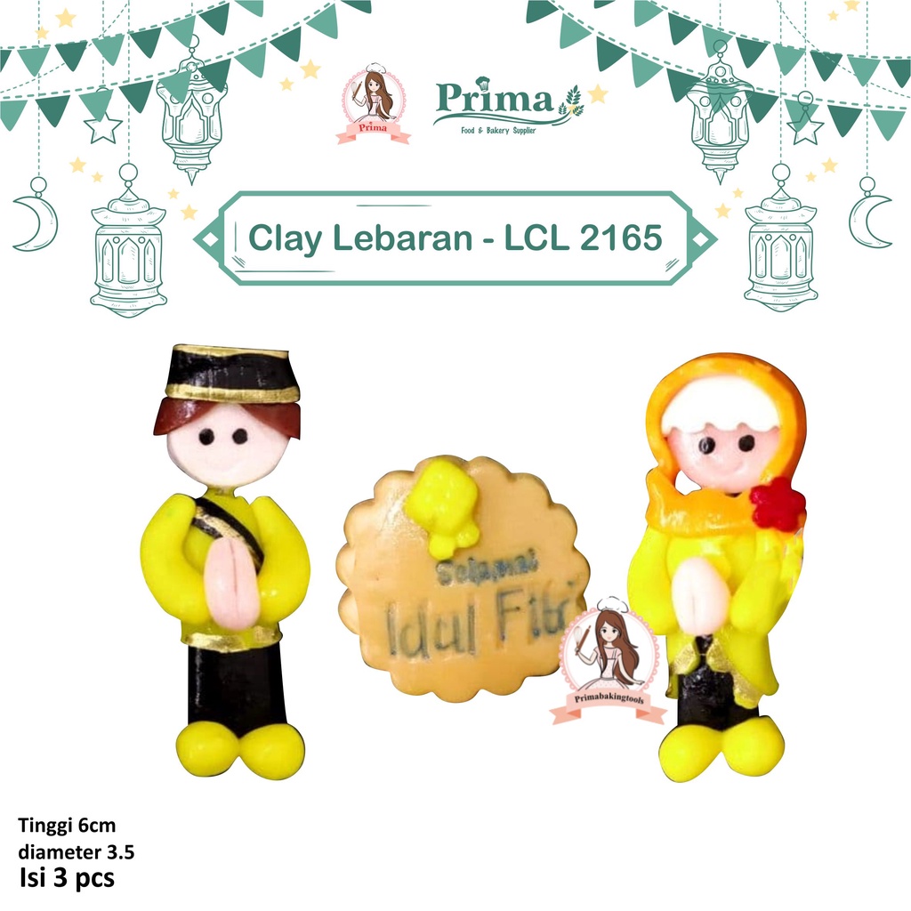 

Hiasan tema lebaran -- Clay LCN 2165