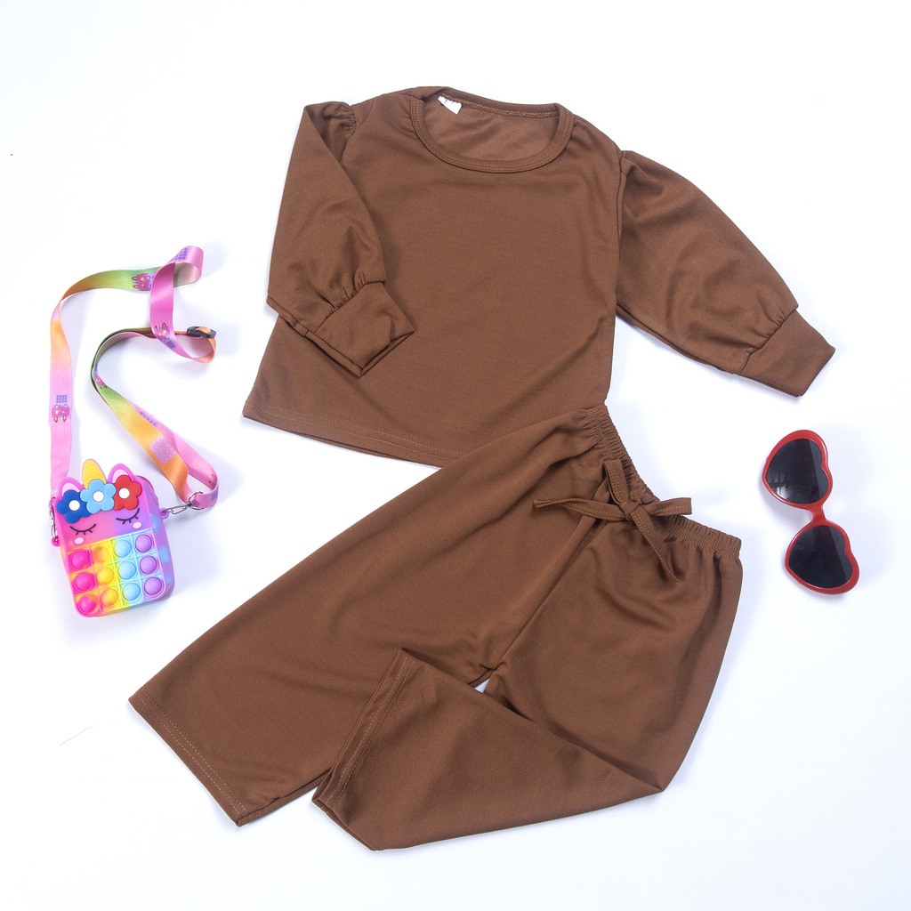 ZASKIYA - Setelan anak Chava / Set Anak Perempuan Chava 1-5 thn