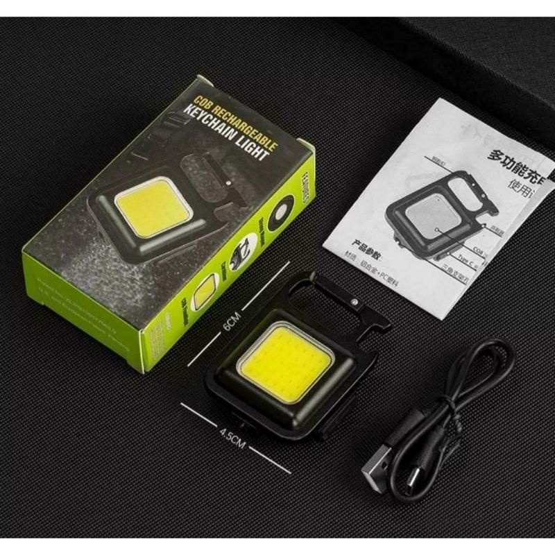 lampu senter mini led lampu gantungan kunci