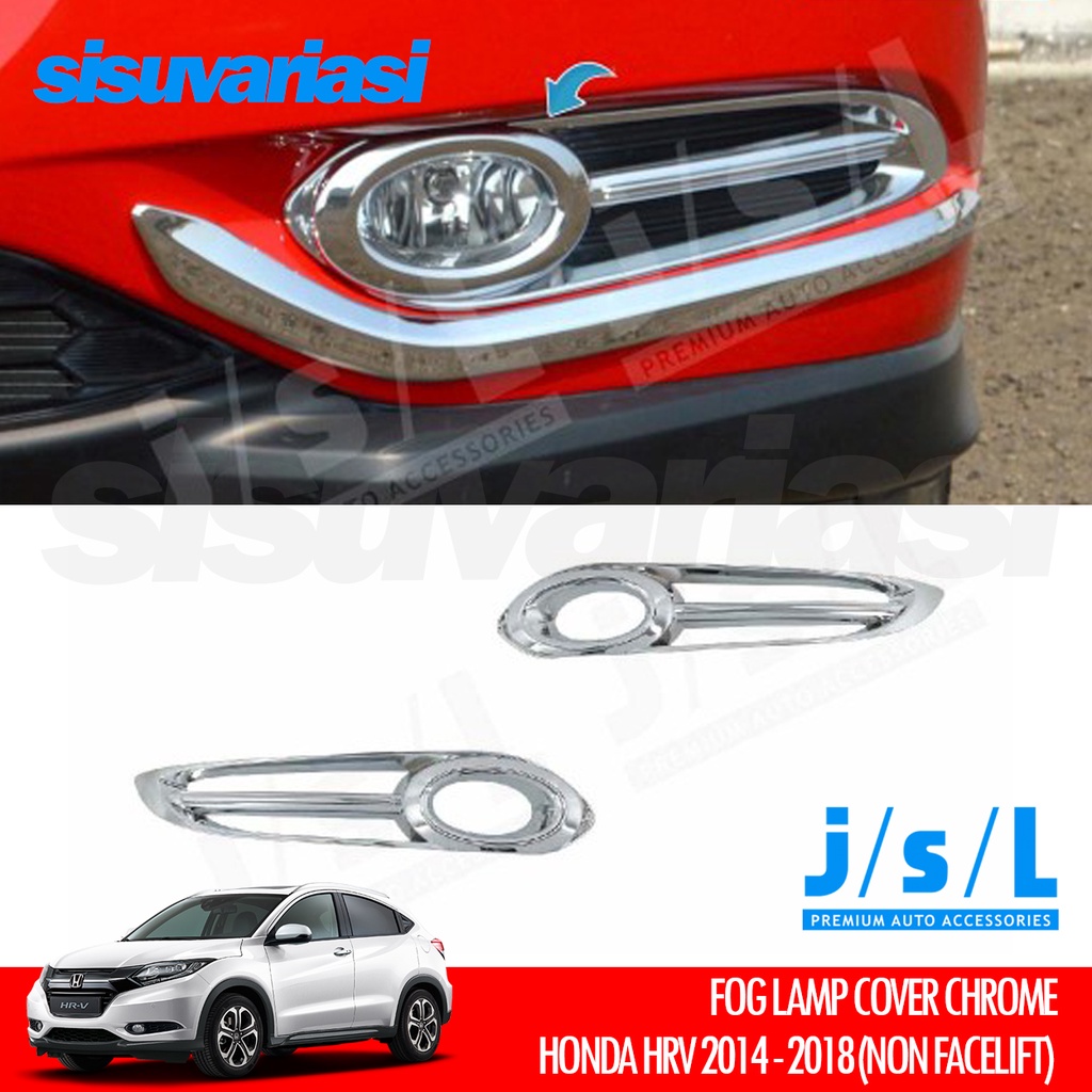 HRV Aksesoris JSL Cover Lampu Kabut Fog Lamp Chrome