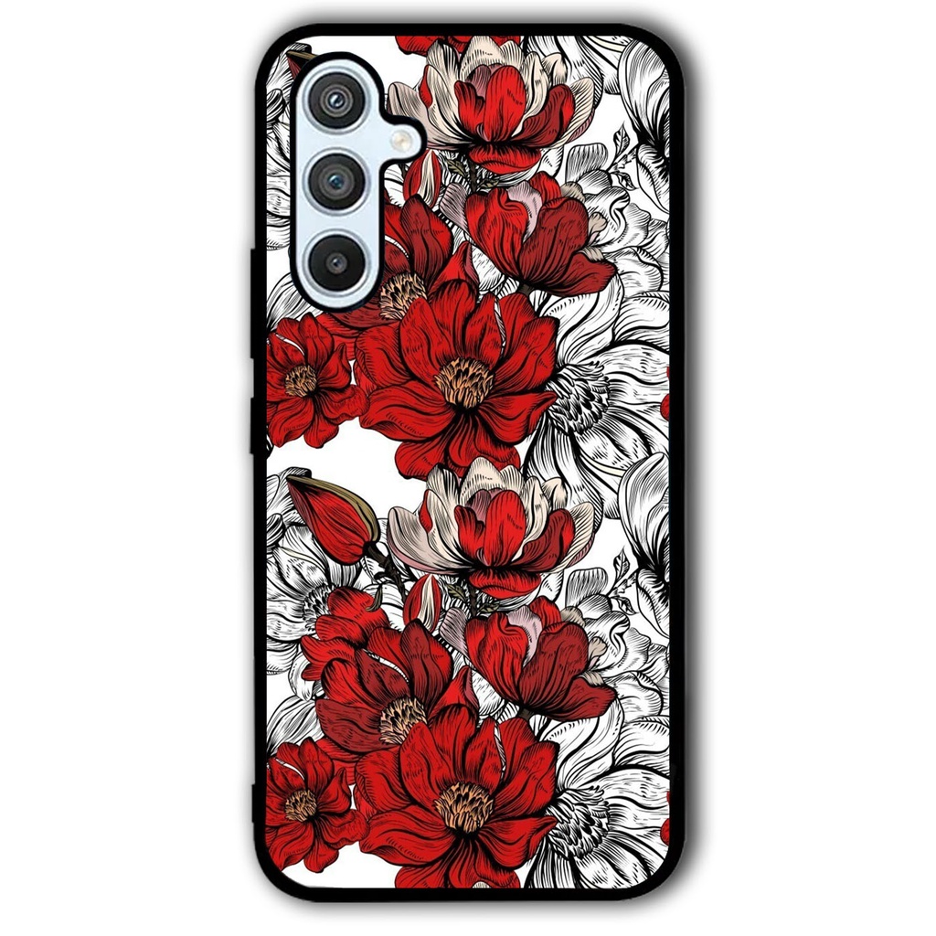 Case Samsung Galaxy A54 A34 A14 A73 A53 A33 A23 A13 5g Flower BG0461